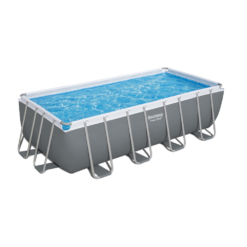 Bestway 4.88 x 2.44 x 1.22m Power Steel Frame Pool with 800gal Cartridge Filter Pump - 56672