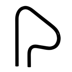 Saftron Grab Rail - 3 Bend P-326-RTD 26/30 - Black 660mm x 762mm