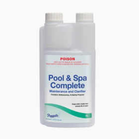 Poppits Spa Complete Maintenance and Clarifier 1L
